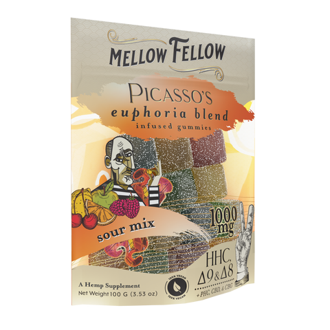 Mellow Fellow Picasso Euphoria Blend Edibles