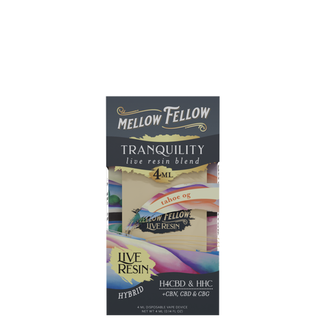 Mellow Fellow's Tranquility Blend Tahoe OG Live Resin Disposable