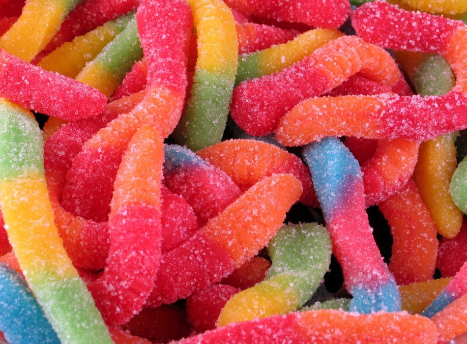 gummy worms edibles