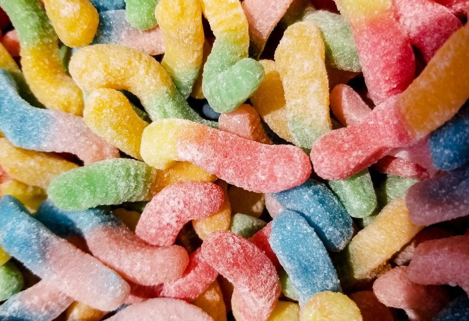 gummy worms edibles