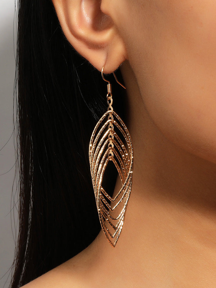 Layered Drop Earrings