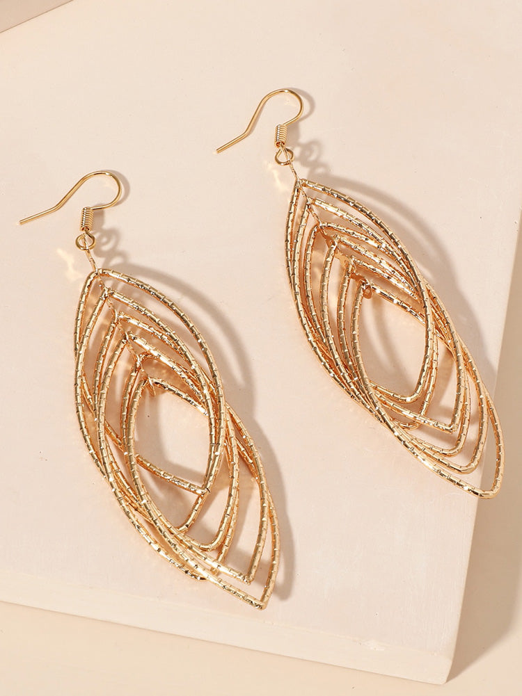 Layered Drop Earrings