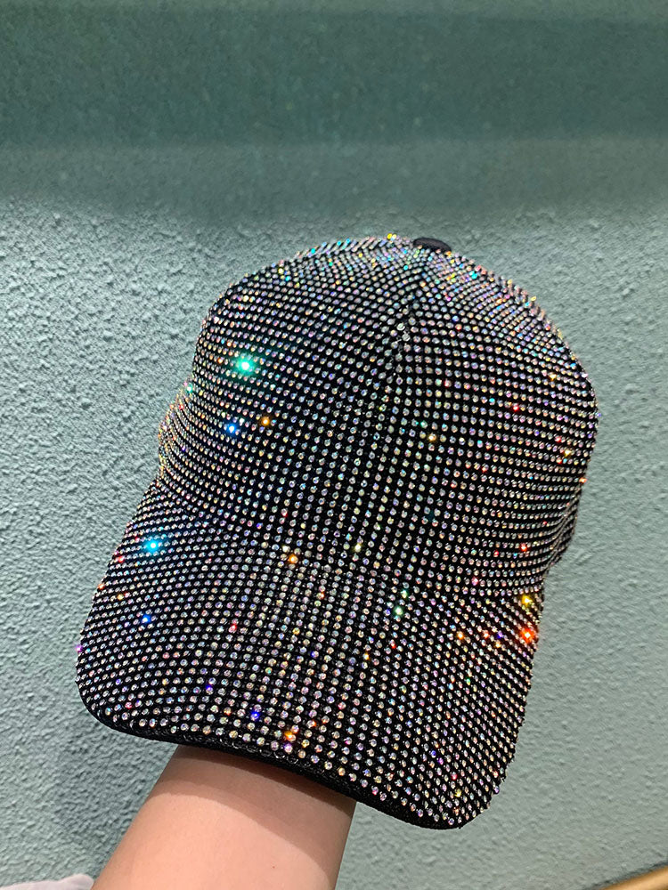 Bling Full Rhinestone Baseball Cap