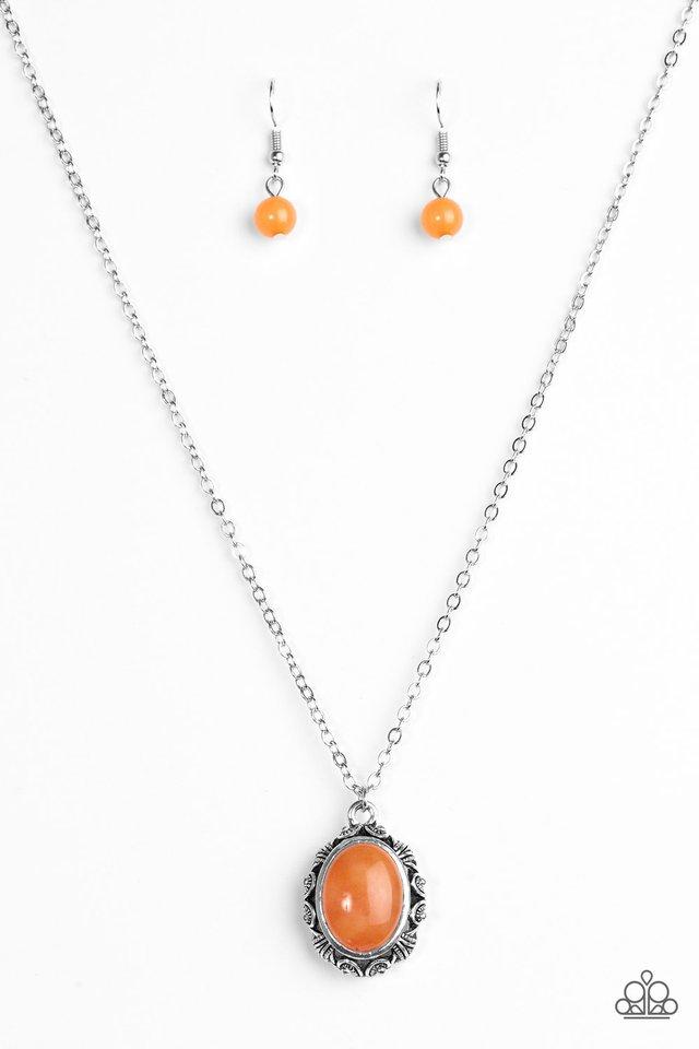 Paparazzi Stone Aura - Orange | Sassy Sparkles $5 Jewelry