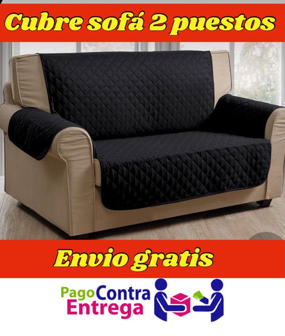 Funda PREMIUM para sofa de 2 puestos ajustable 5/5 – variedadestopline