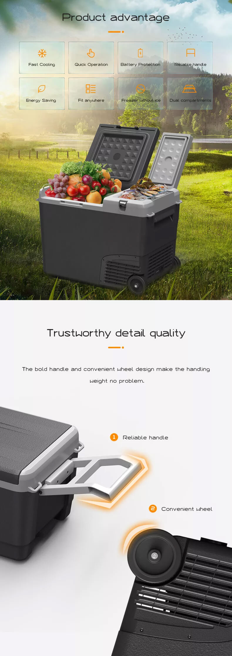 Alpicool CL30/40/50 Portable Car Truck Refrigerator Freezer for Outdoor  Camping – BetiLife™