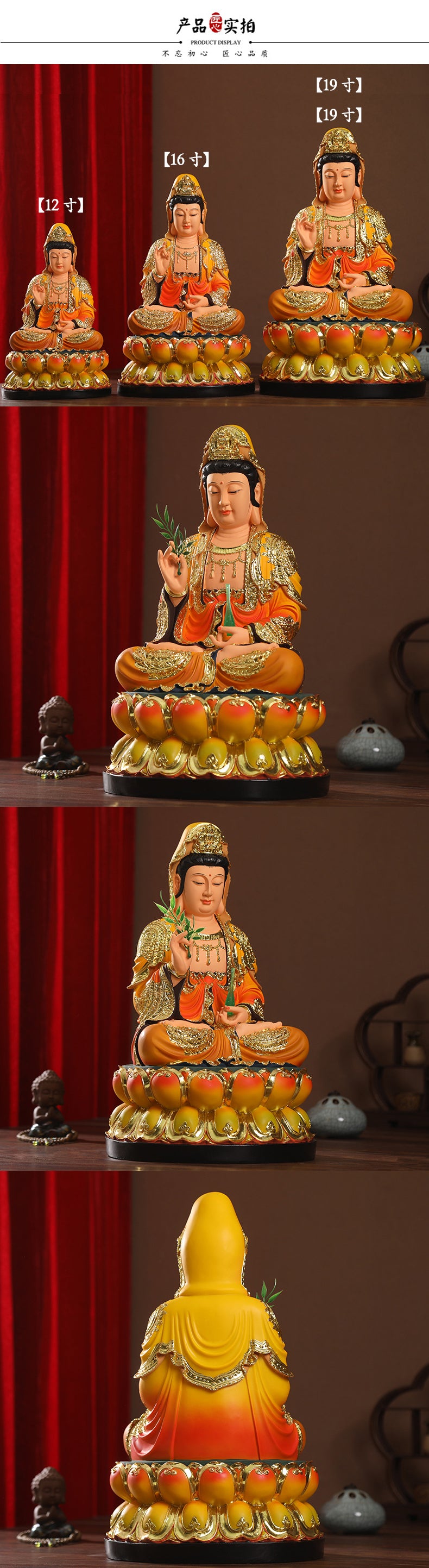 Bodhisattva Guan Yin Buddha Statue for Home, Chinese Guan Yin Goddess of Mercy Statue for Sale