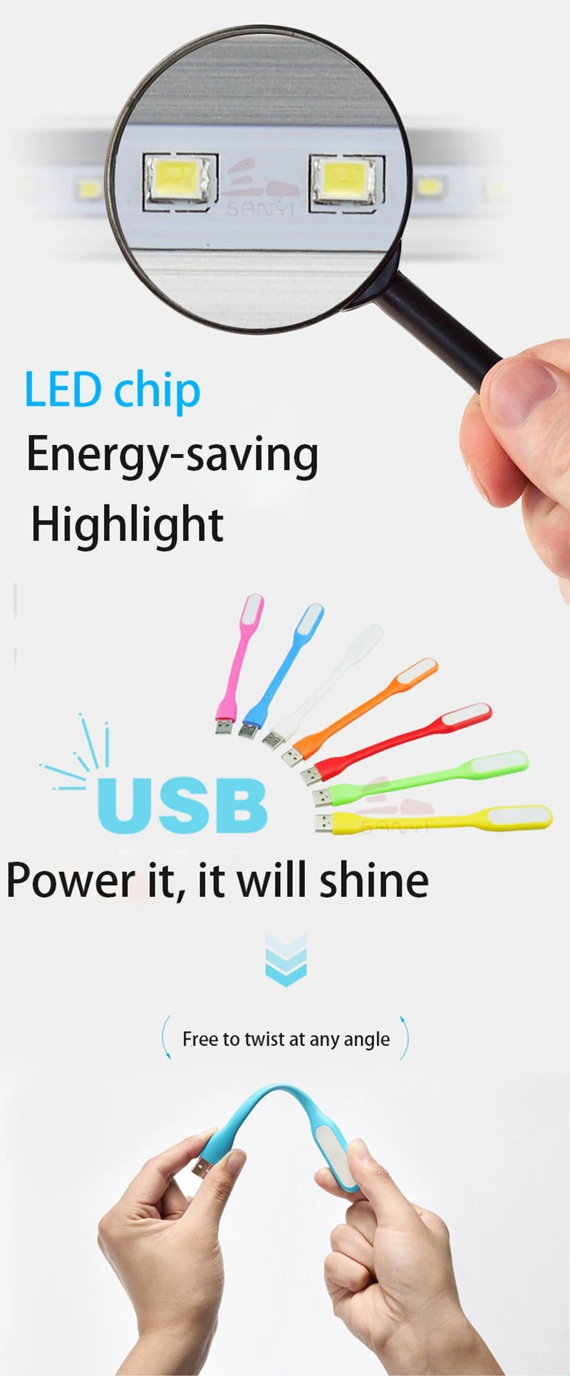 usb portable light