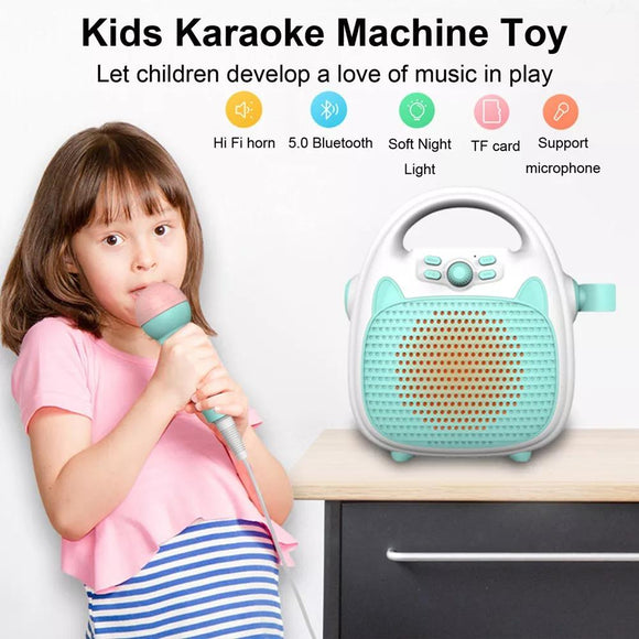 childrens karaoke machine with wireless microphone
