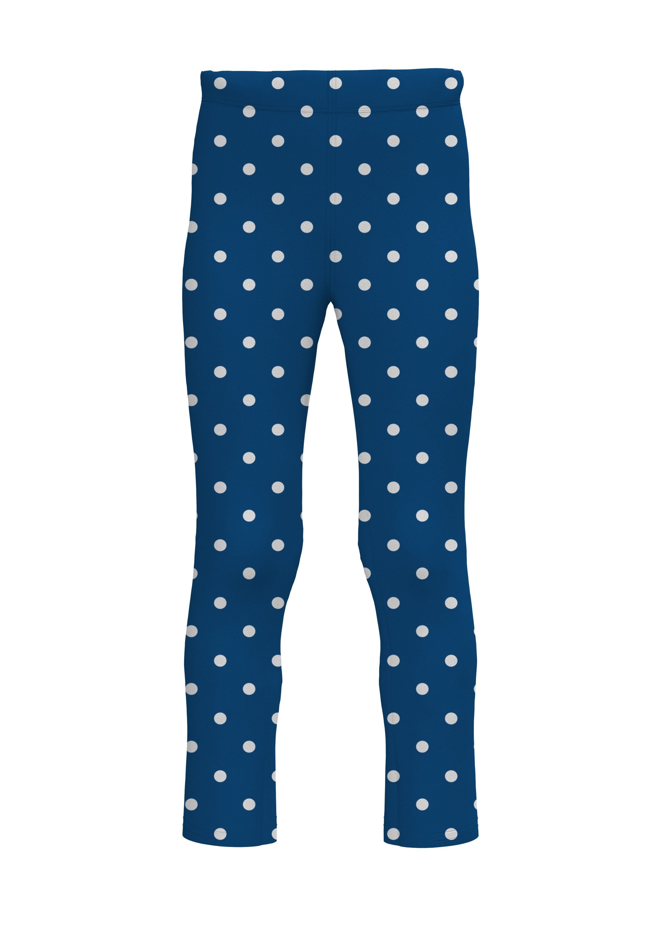 Girls Fleece Leggings Frosty Blue/Quinn Floral Cotton On