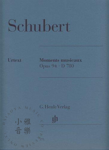SCHUBERT - Momentos Musicales Op.94 (D.780) para Piano (Urtext) *鋼琴國小第一首