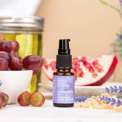 Magic face potion antioxidant face oil serum with grapes, lavendar
