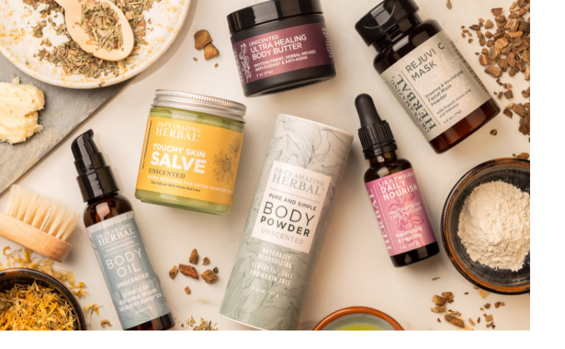 Ora's Amazing Herbal: Unscented Body Care Collection