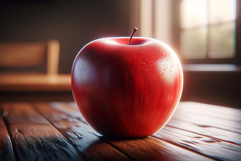 Pomme brillante, perte de poids rapide