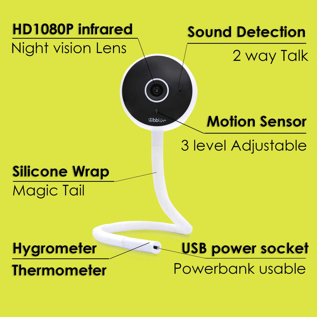 bbluv - Viyu: Smart Baby monitor wifi camera HD1080P, 2 Way Talk，motion sound activation- bbluv in Australia