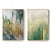 Abstract Golden Coins Nordic Canvas Painting
