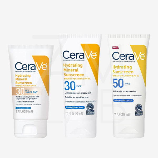 cerave mineral sunscreen lotion for face spf 30