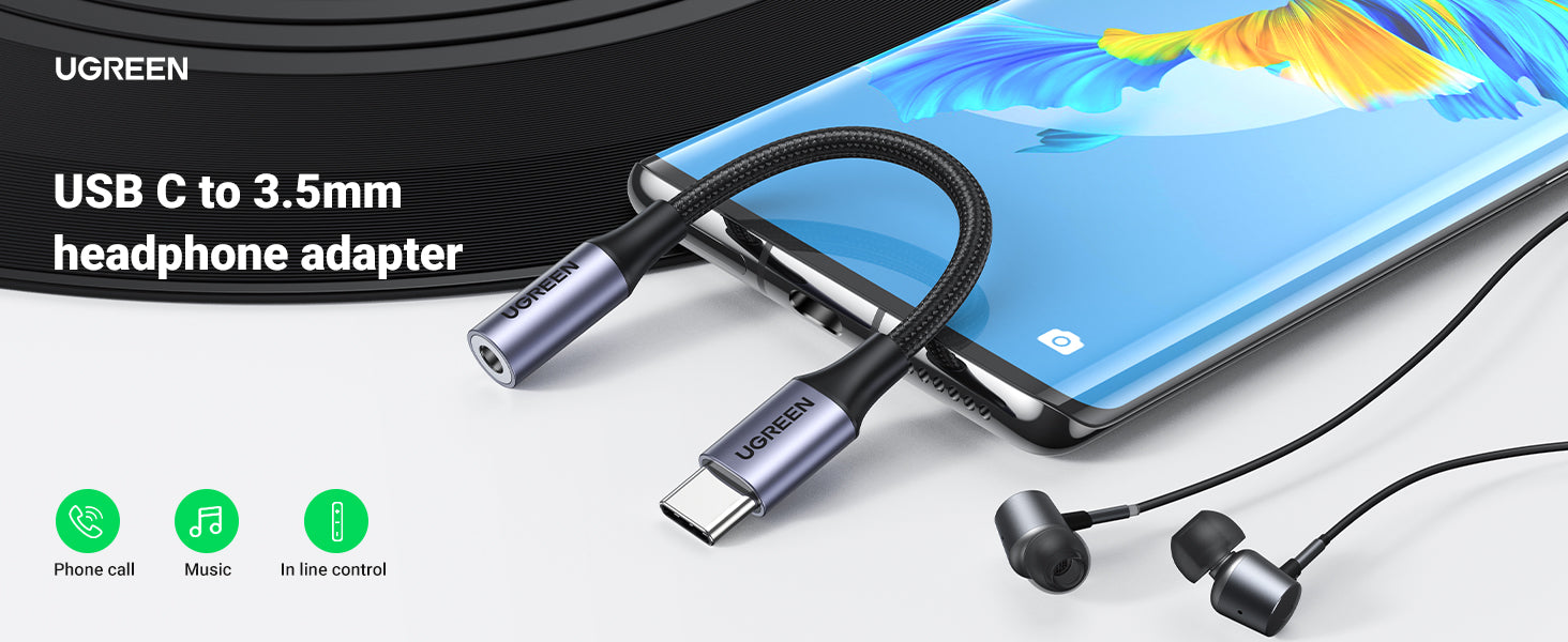 Écouteurs USB C UGREEN HiFi Stéréo avec Micro et Contrôle du Volume –  UGREEN – Zone Affaire