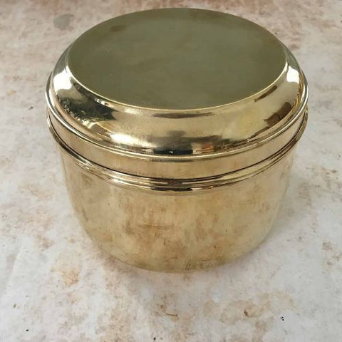 Brass Storage Tiffin Box Container-Zishta Traditional Storage Containers