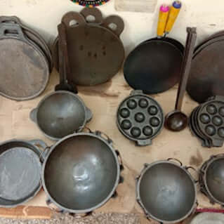 Zishta Traditional Iron and Cast Iron Cookware