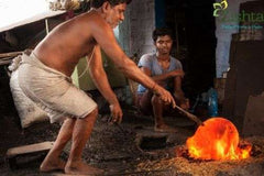 Making Sengottai Iron Dosa Kallu-1-Zishta Traditional Cookware