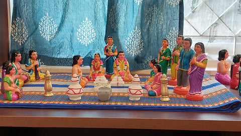 Marriage Set-Golu Doll-Navratri-Zishta Home Decor
