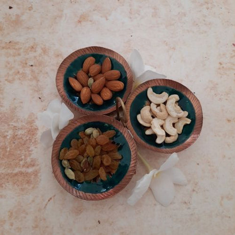Meenakari Dry Fruit Snack Bowl-Zishta Traditional Home Decor