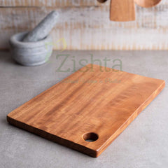 Neem Wood Chopping Board-Zishta Traditional Kitchen Accessories