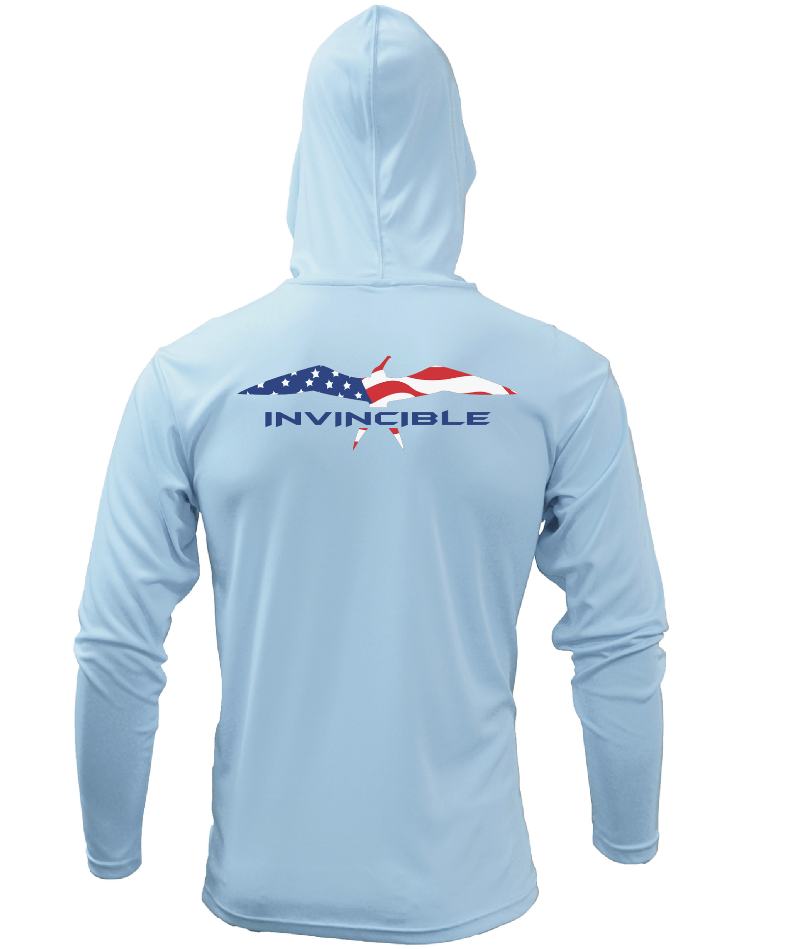 Invincible Warbird Mens Long Sleeve Hooded Performance Shirt