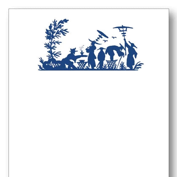 Chinoiserie Navy Notepad | Maison de Papier