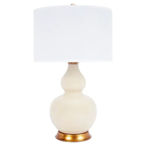 Ewan Table Lamp with Linen Shade, Taupe