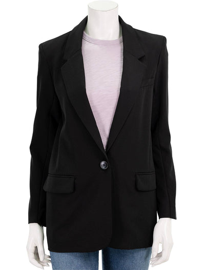 suit up blazer in black