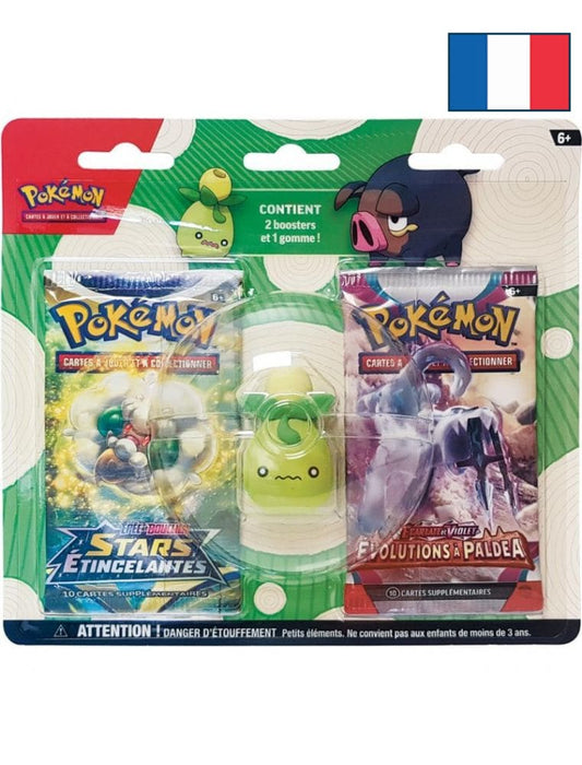 Pokemon Zénith Suprême Tripack boosters et pin's Lézargus EB12.5 - Les  mauvais joueurs