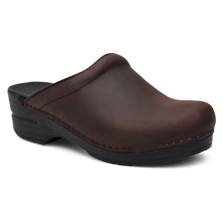 Ingrid Antique Brown/Black – Dansko