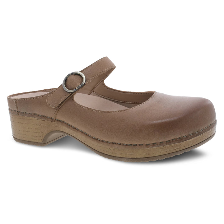 Beatrice Red Waxy Burnished Dansko