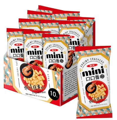 華元口口香蝦條Hua Yuan Mini Cracker Shrimp Flavor (21gx10入)