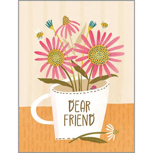 With Scripture Birthday Greeting Card - Pink Daisy Mug - The Front Porch Lexington