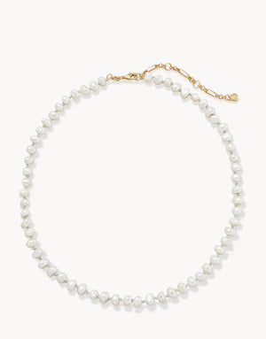 Pearl Rope Necklace Pearl/Sea Foam - The Front Porch Lexington