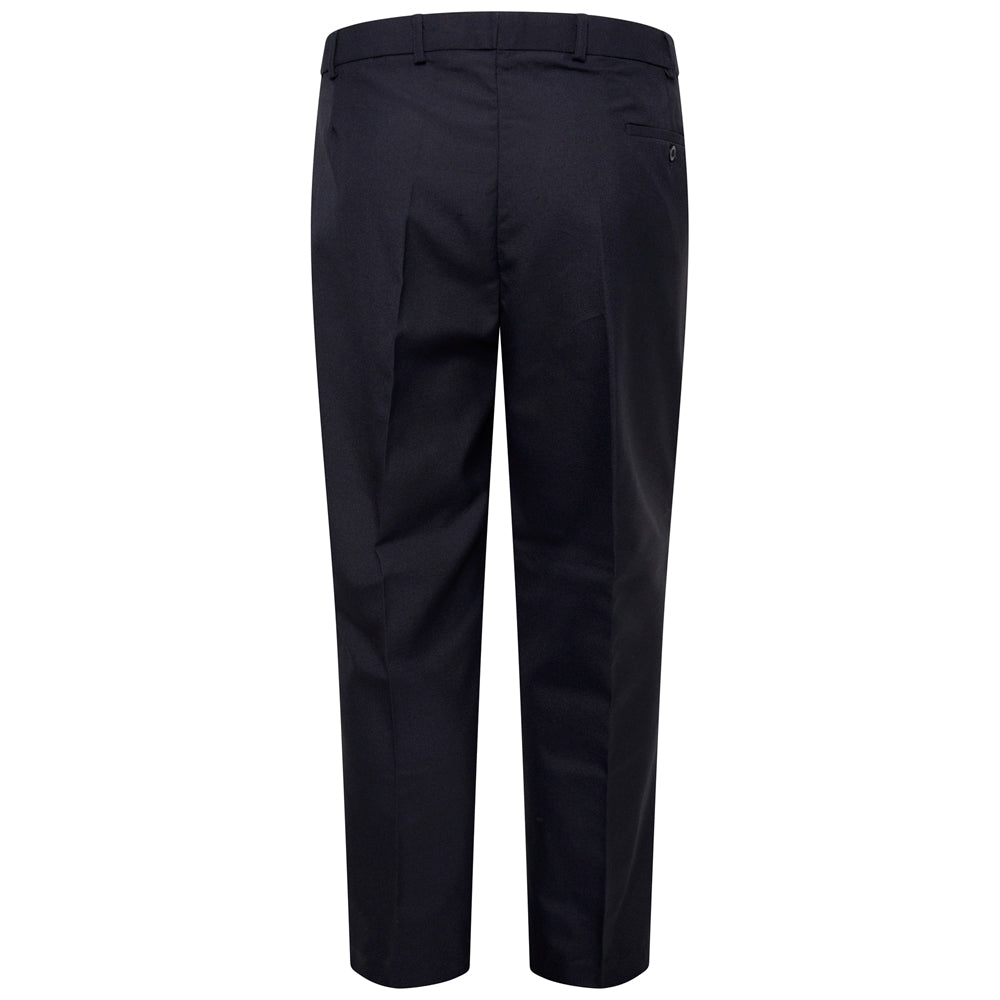Emporio Armani Regular Fit FrogMouth Trousers Navy