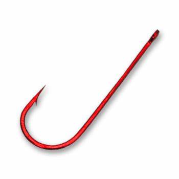 Cheap Gamakatsu 67089 Worm 318 Long Taper Wacky Worm Hook Red Size 1 (0762)