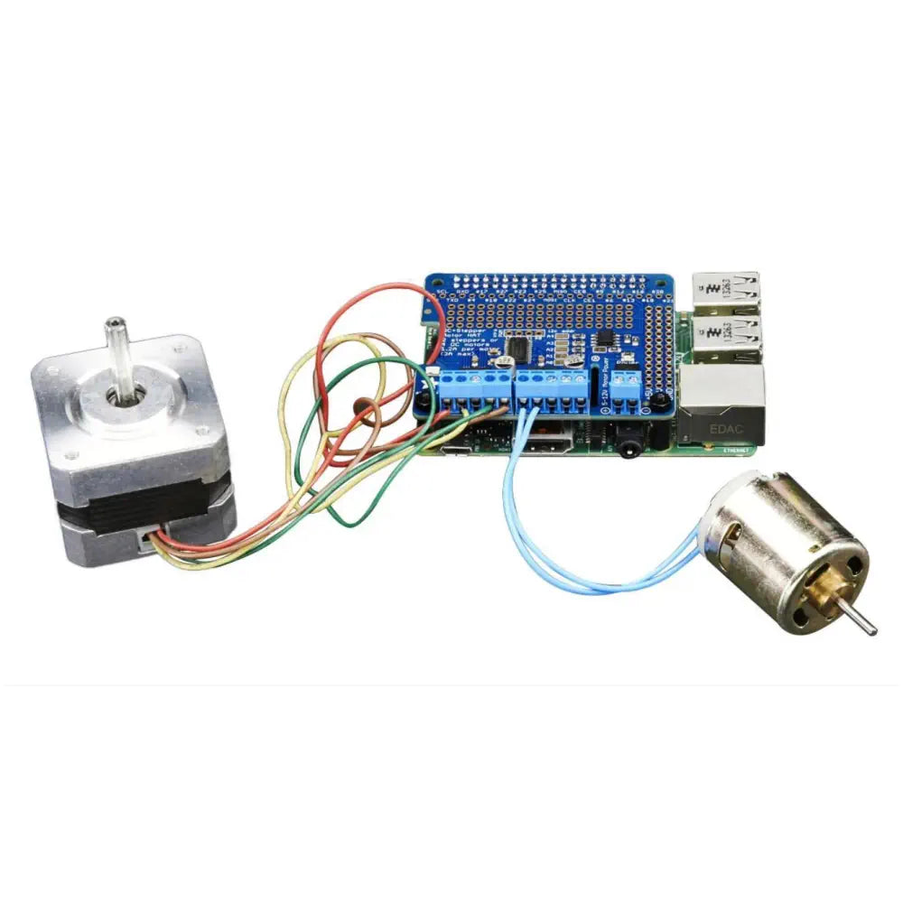 Raspberry Pi - Compatible DC & Stepper Motor Driver HAT Kit
