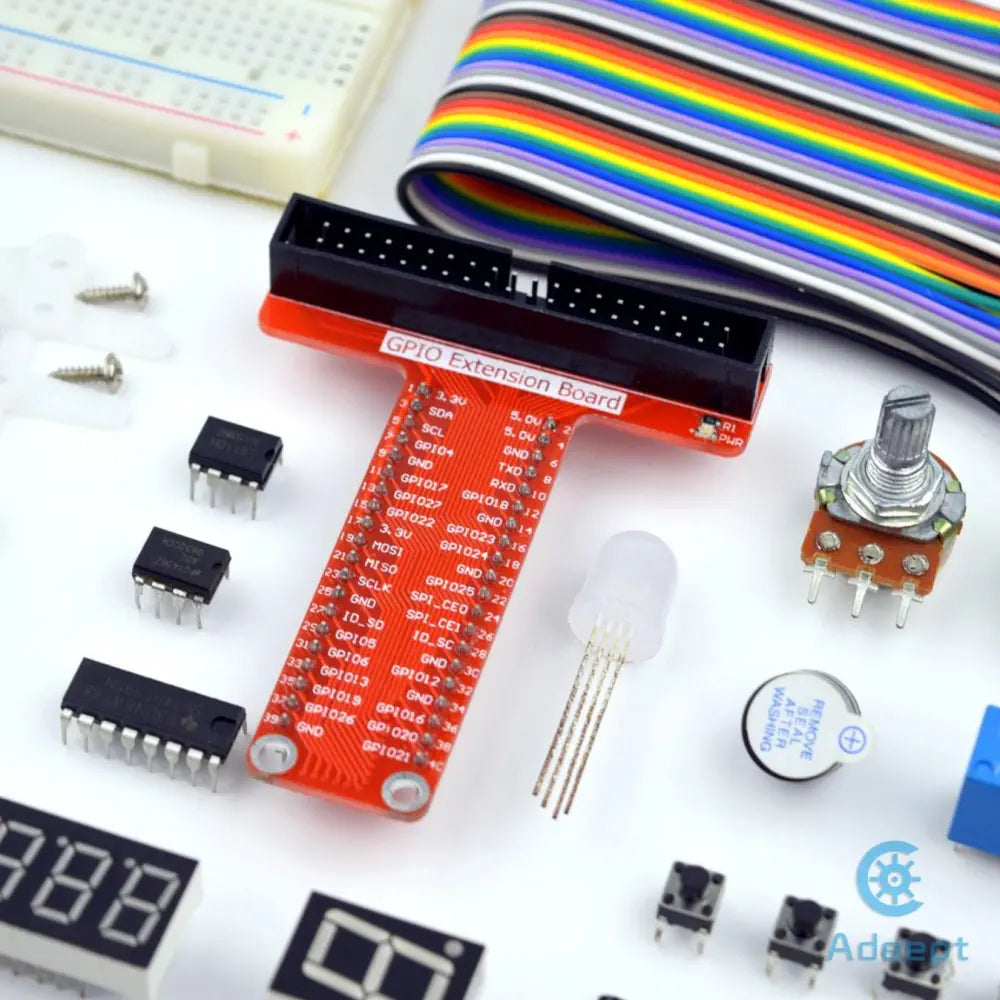 Raspberry Pi-Compatible Adeept Ultrasonic Distance Sensor Starter Kit