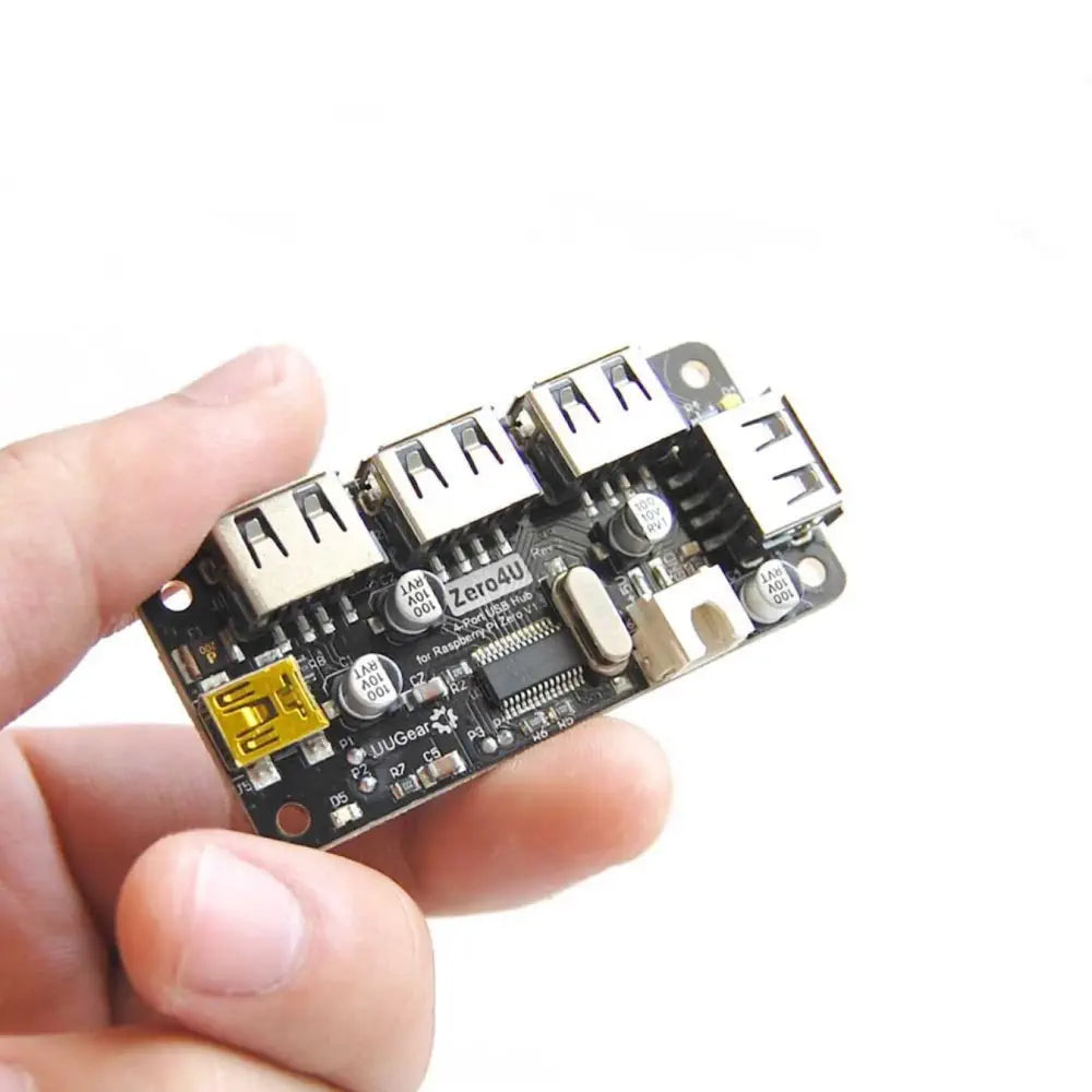 Zero4U 4-Port USB Hub Specifically Designed for Raspberry Pi Zero (v1.3 Only)
