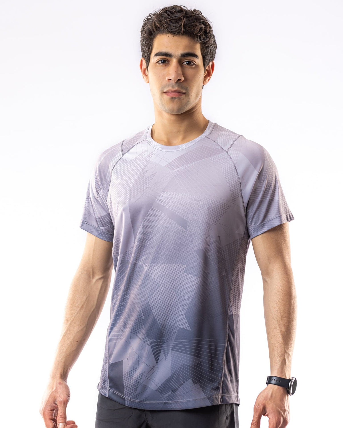 Geometric White T-Shirt | Magma.sportswear