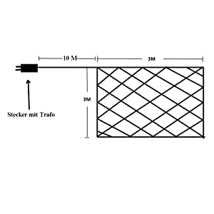 240er LED Lichternetz