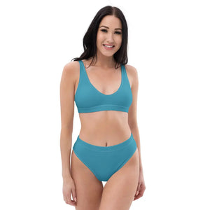 Sustainable Blue Comfy Double Layer Bikini Set - GrubStock 