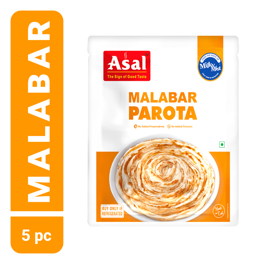 Malabar Parota - 450g - Pack Of 5 | Milky Mist Dairy