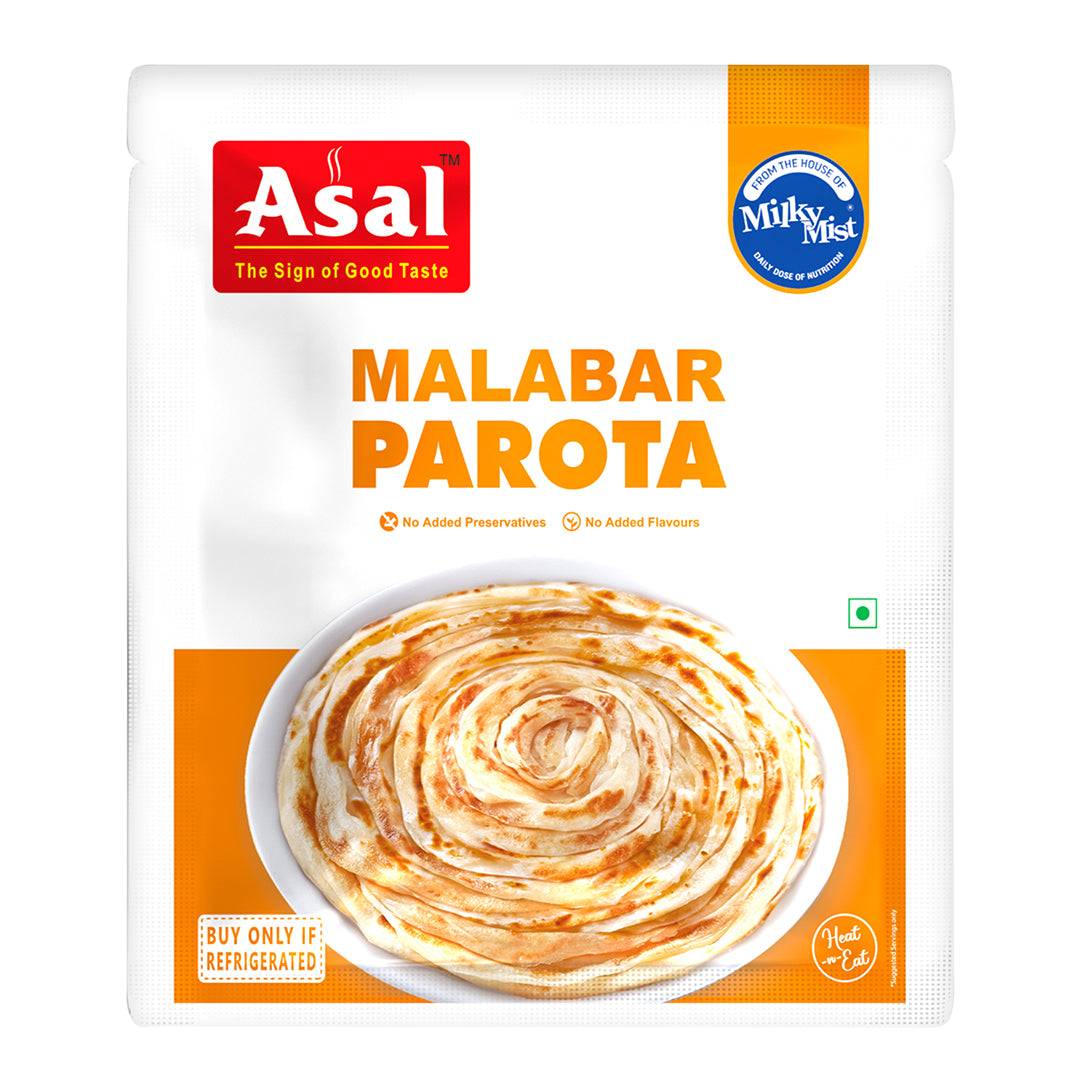 Malabar Parota - 450g - Pack Of 5 | Milky Mist Dairy