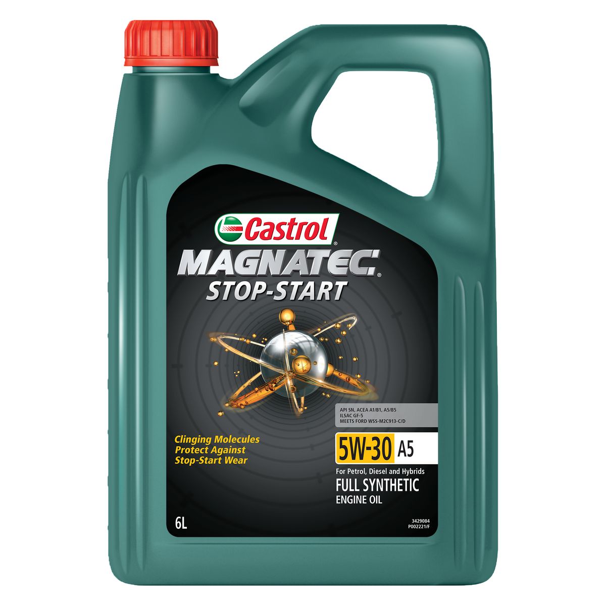 Buy Castrol MAGNATEC Stop Start 5W-30 3500ml Part Synthetic Engine Oil for  Petrol, Diesel & CNG Cars, 3383754 Online At Price ₹2529
