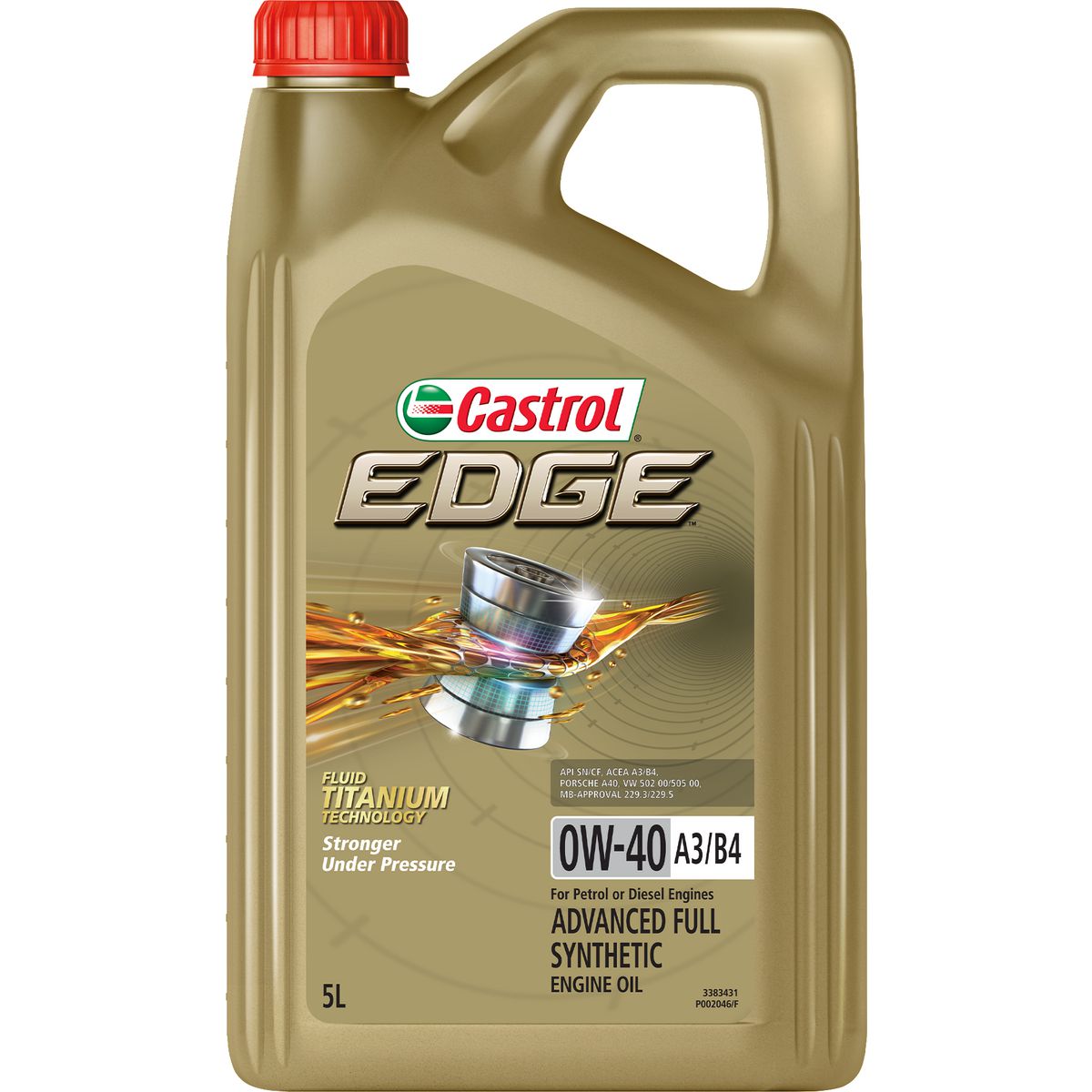 Castrol Edge 5W30 A3/B4 Synthetic Engine Oil 5L 3421196, Automotive  Superstore